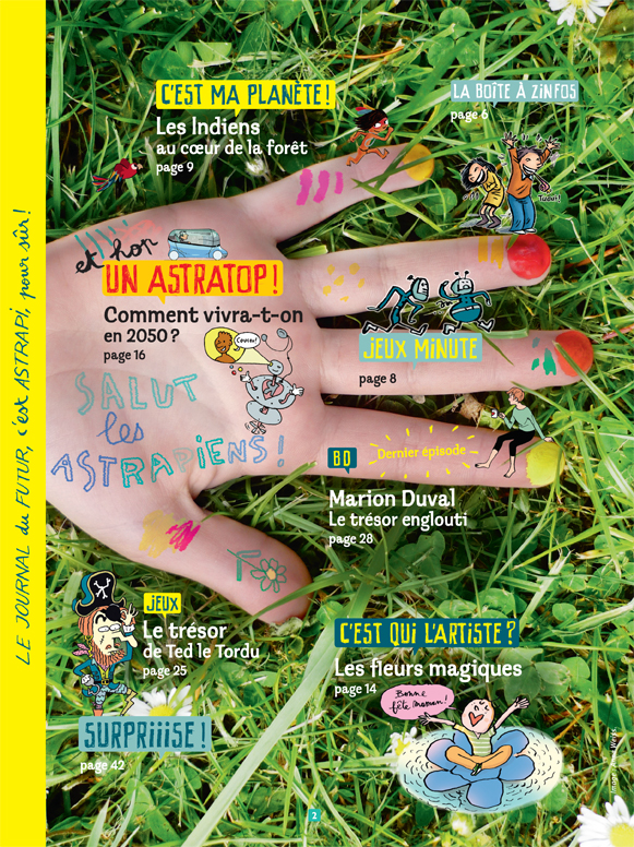 Sommaire du numéro d’Astrapi du 1er mai 2014