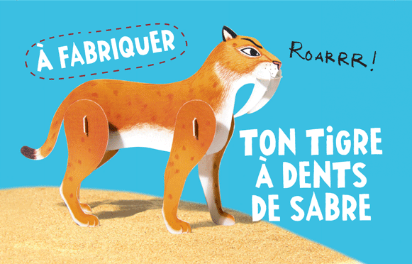 À fabriquer : ton tigre à dents de sabre - Astrapi du 1er octobre 2014