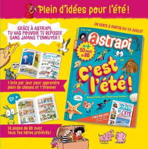 Sommaire du magazine Astrapi du 1er août 2017