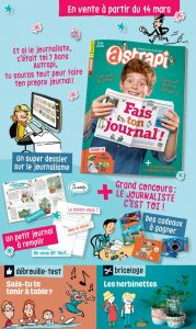 Sommaire du magazine Astrapi du 15 mars 2018