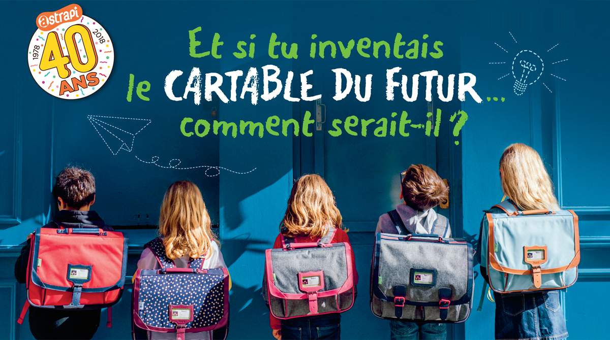 Télécharger le règlement du concours ““Et si tu inventais le cartable du futur… comment serait-il ?”