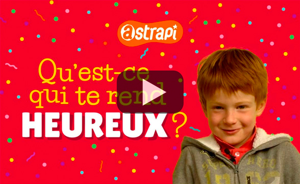 Le bonheur, pour les 6-11 ans, c’est la famille, les copains, chanter, lire, ne rien faire… Et tant d’autres choses qu’Astrapi vous invite à partager avec ces témoignages d'enfants réalisés pour fêter les 40 ans du magazine