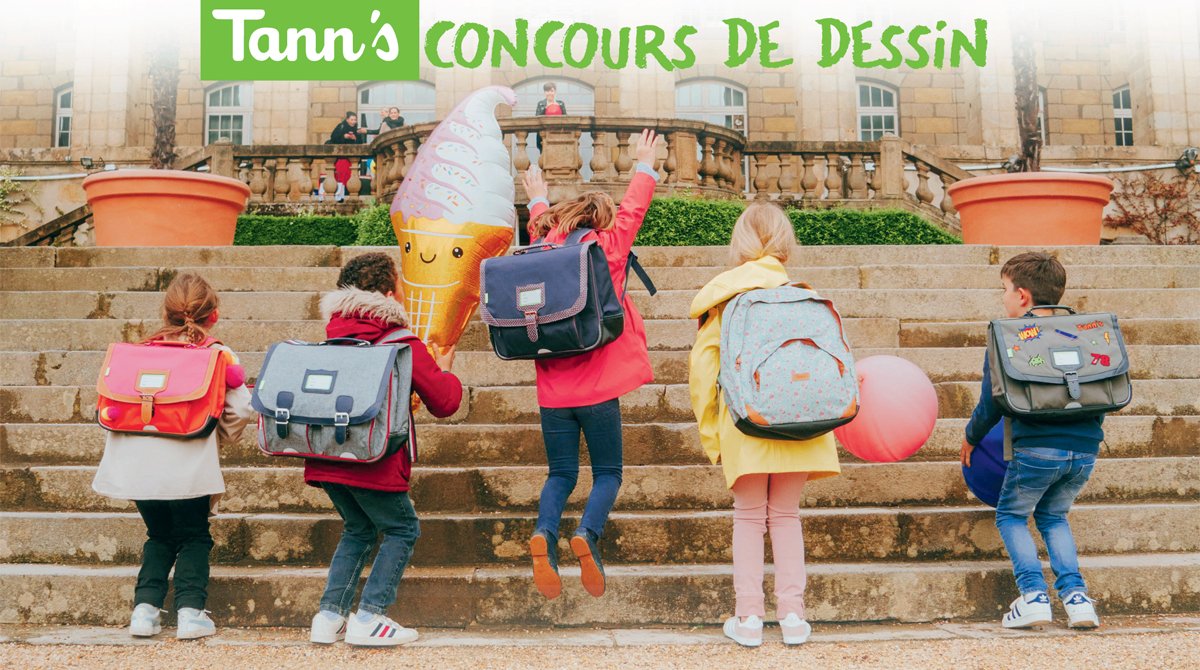 Concours Tann’s “Invente ton cartable dingo !”