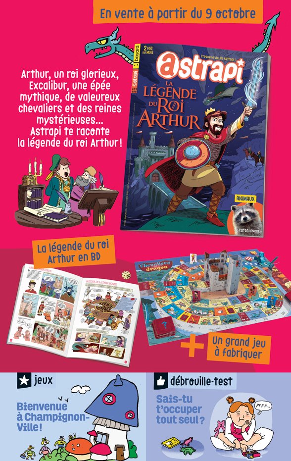 Sommaire du magazine Astrapi n° 934 du 15 octobre 2019