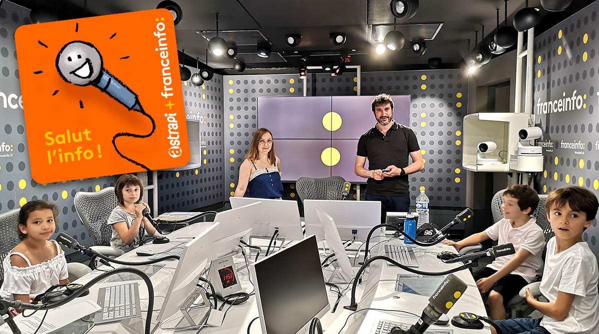 “Salut l'info !”, un podcast de franceinfo et Astrapi pour les 7-11 ans - Photo : Gwénaëlle Boulet/Astrapi.