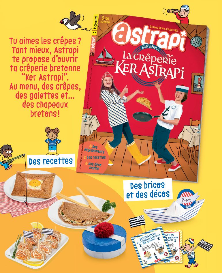 Sommaire du magazine Astrapi n° 941 du 1er février 2020