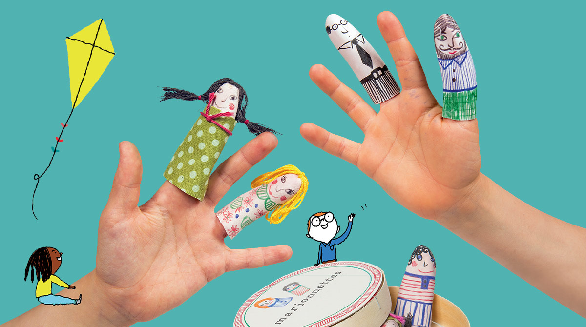 Tuto : Des gants marionettes - Idées conseils et tuto Activité manuelle  enfant