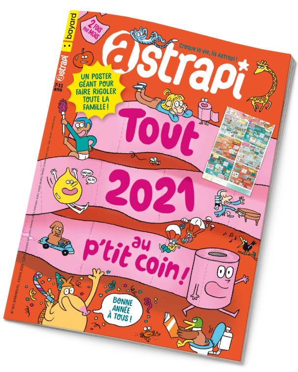 Couverture du magazine Astrapi n°960, 15 décembre 2020.