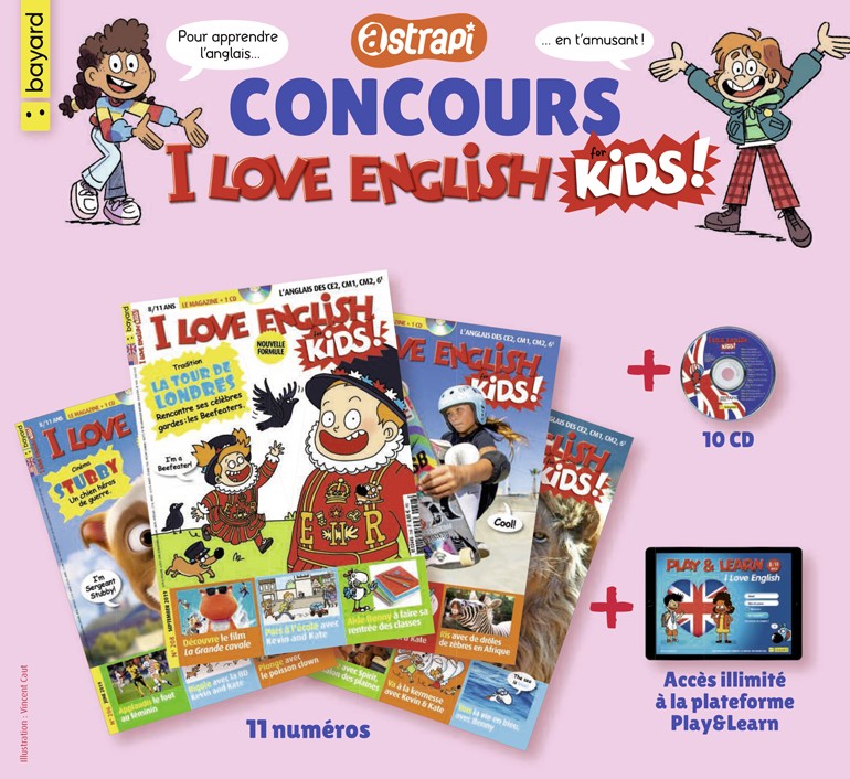 Concours Astrapi - I Love English for Kids - Vincent Caut