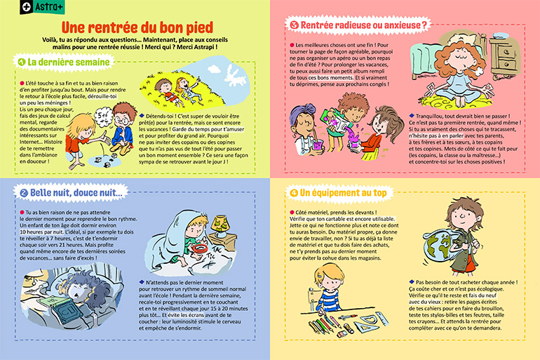 4 conseils malins pour une rentrée réussie