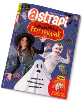 Couverture du magazine Astrapi n°978, 15 octobre 2021 - L'épouvantable fête foraine