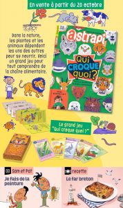 Sommaire du magazine Astrapi n°979, 1er novembre 2021 - Qui croque quoi ? Tous les secrets de la chaîne alimentaire
