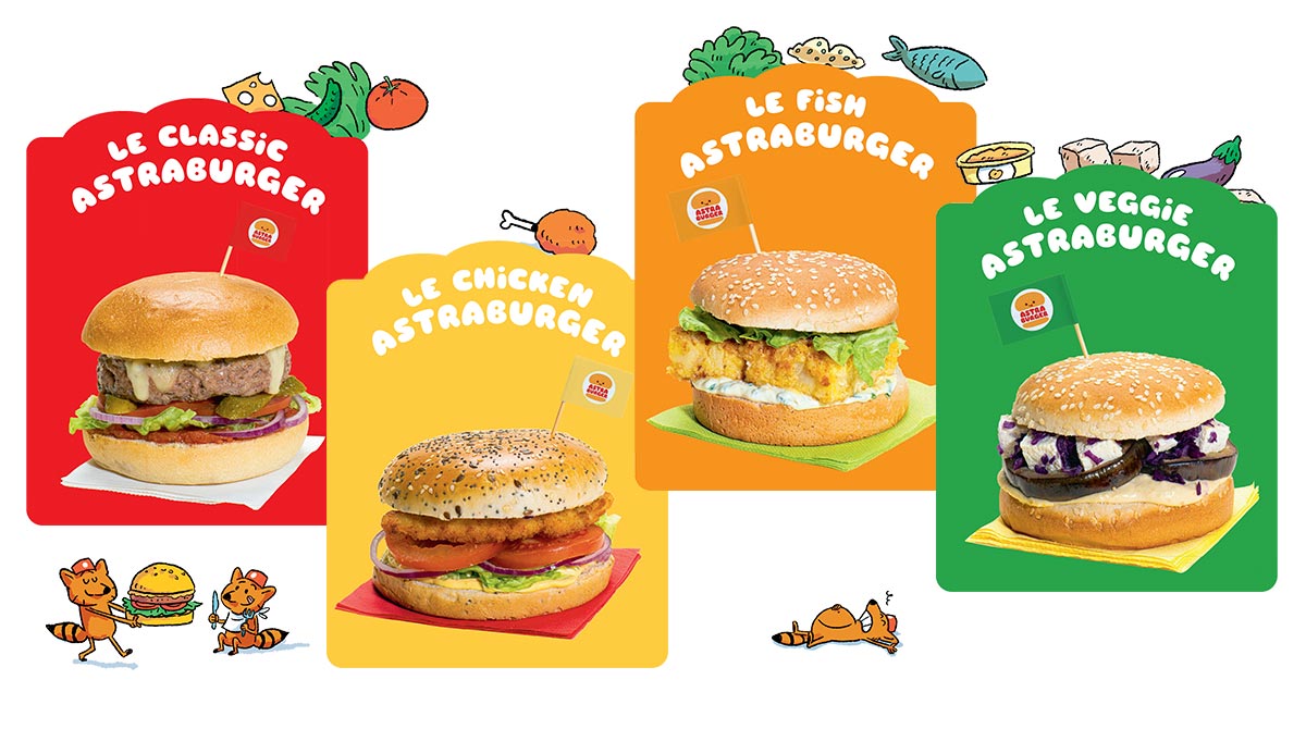 Photos : Benoît Teillet. Illustrations : Aude Massot. “4 recettes de hamburger”, Astrapi n°993, 1er juin 2022.