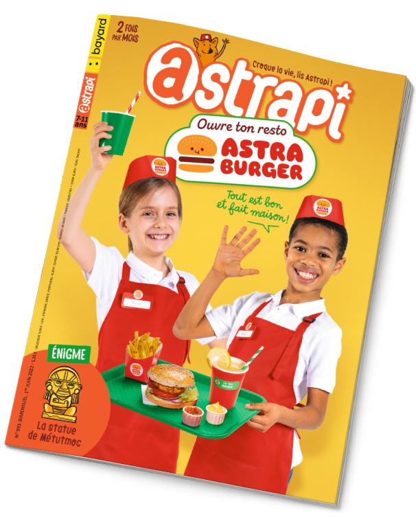 Couverture du magazine Astrapi n° 993 du 1er juin 2022.