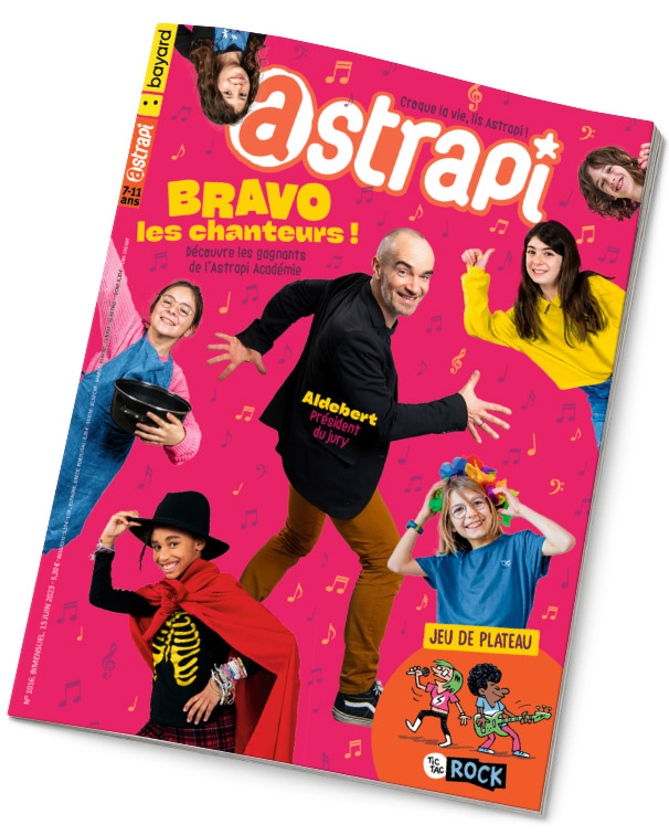 Couverture du magazine Astrapi n° 1016 du 15 juin 2023.