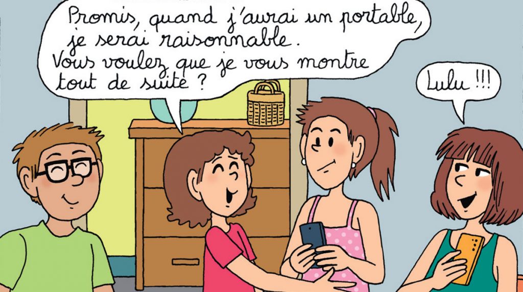 Le club de Lulu : “Je veux un téléphone portable”, Astrapi n° 1019, 1er septembre 2023.