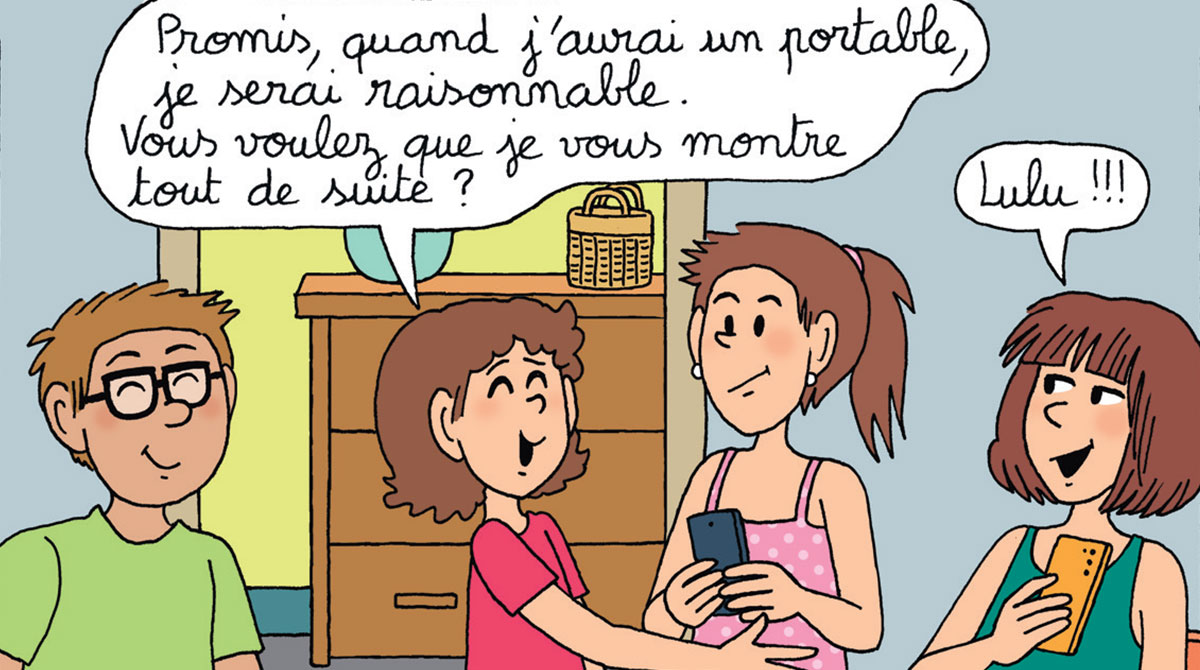 Le club de Lulu : “Je veux un téléphone portable”, Astrapi n° 1019, 1er septembre 2023.