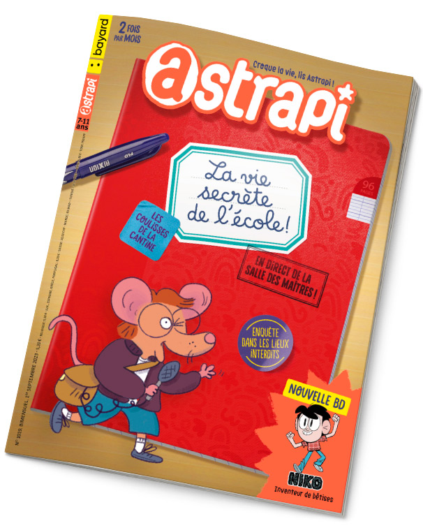 Couverture du magazine Astrapi n° 1019 du 1er septembre 2023.