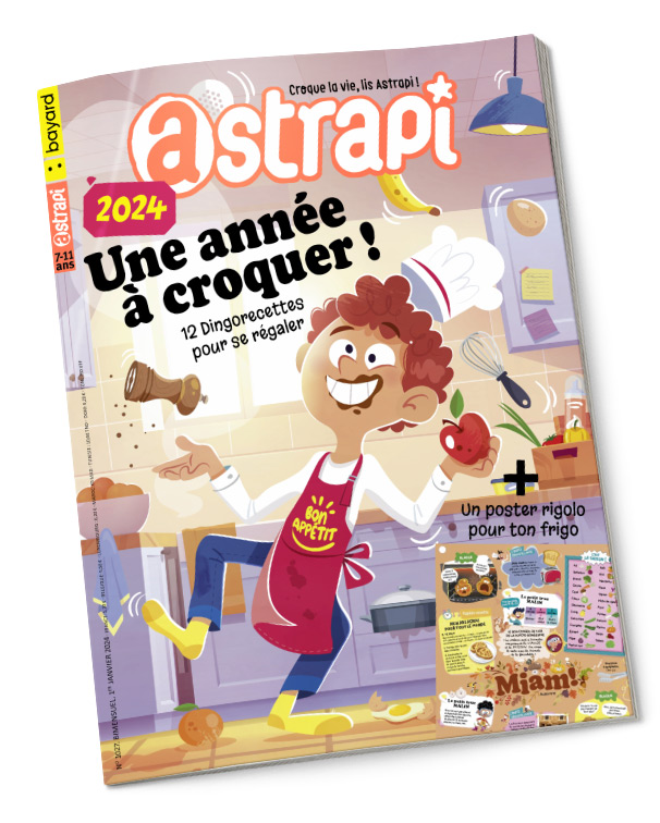 Couverture du magazine Astrapi n° 1027 du 1er janvier 2024.