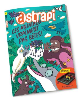 Couverture du magazine Astrapi n° 1057 du 1er mai 2025. Ces animaux vraiment pas bêtes !