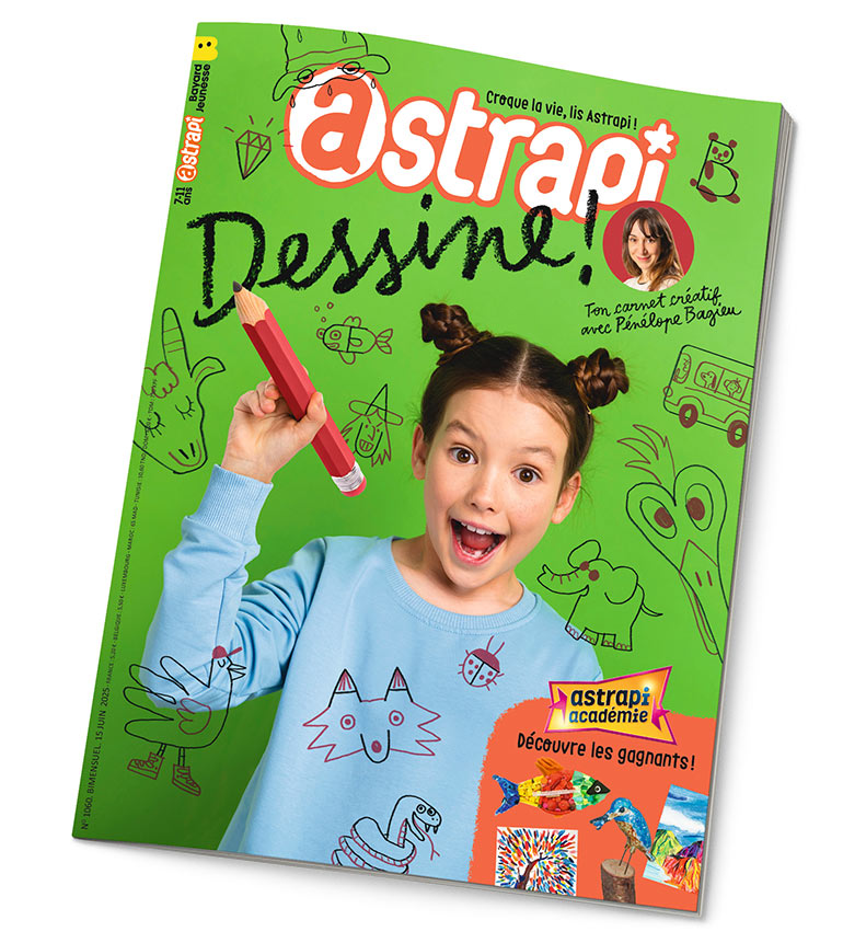 Couverture du magazine Astrapi n° 1060 (15 juin 2025).