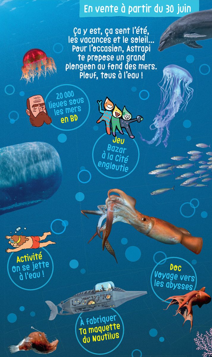 Sommaire du magazine Astrapi n° 1061, juillet 2025.