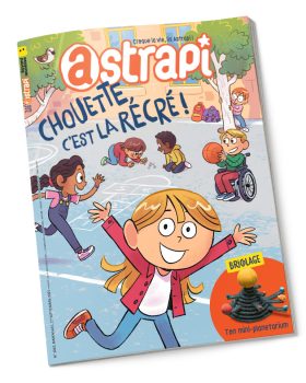 Couverture du magazine Astrapi n° 1063 du 1er septembre 2025. Chouette, c'est la récré !