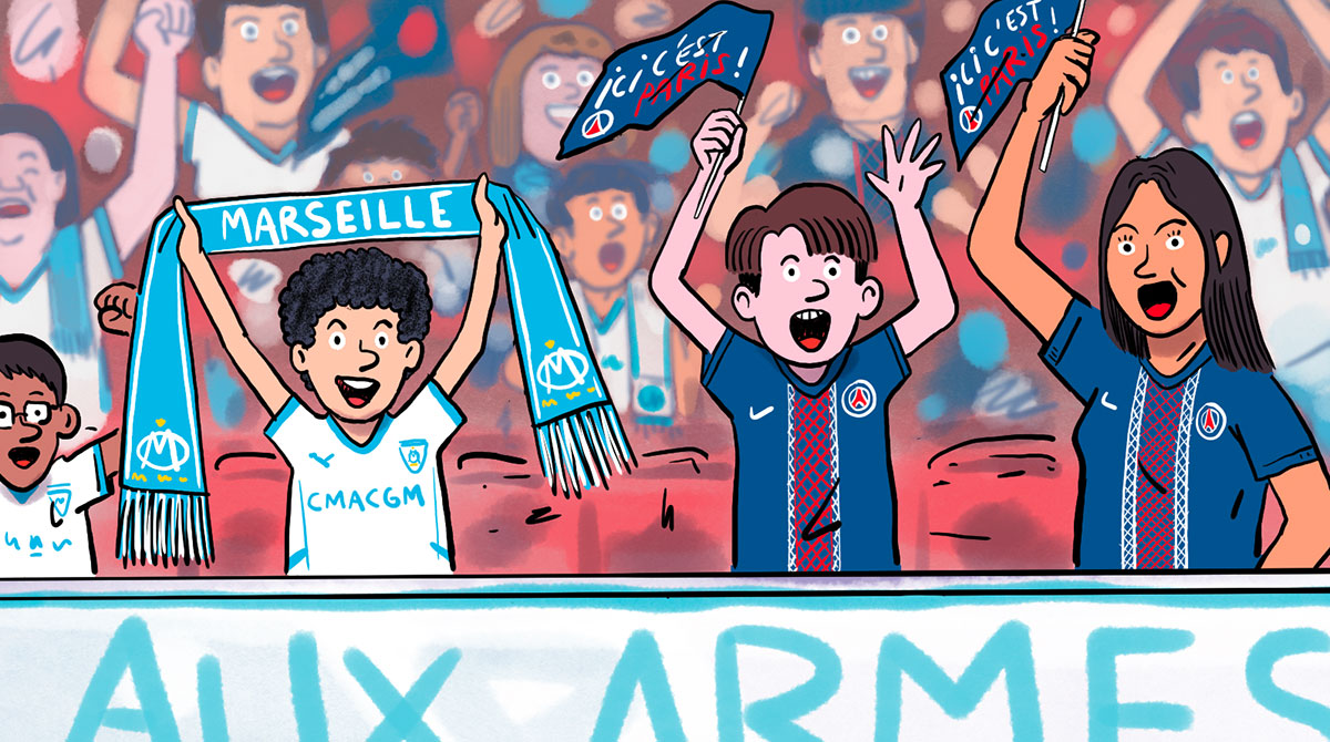 © Nikol. Salut l'info ! 19 septembre 2025. Dossier Les enfants supporters de foot.