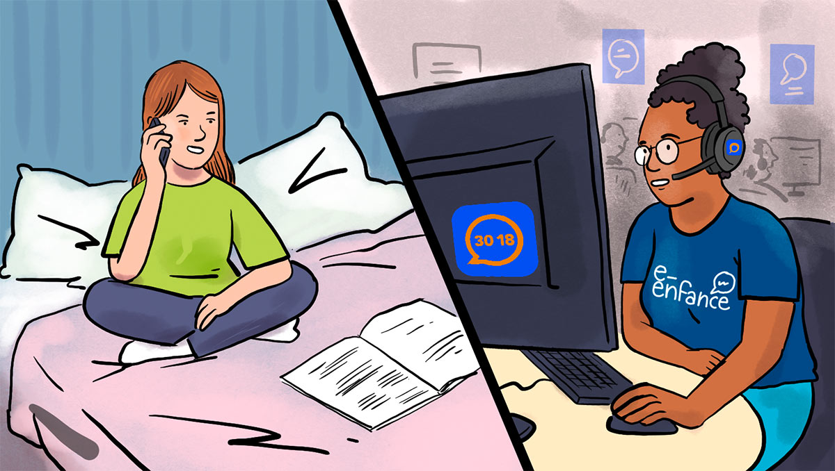 © Nikol. Salut l'info ! 7 novembre 2025. Dossier : 3018 : un numéro contre le harcèlement.