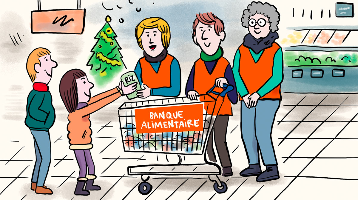 © Nikol. Salut l'info ! 28 novembre 2025. Dossier : Les banques alimentaires.